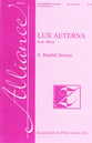 Lux Aeterna SSA choral sheet music cover